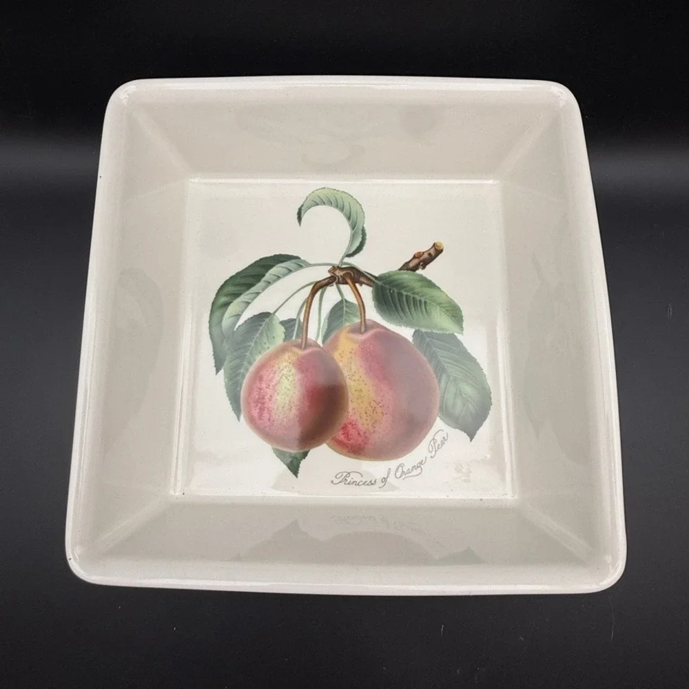 Vintage Portmeirion Pomona Square Casserole Baker Princess Orange 10